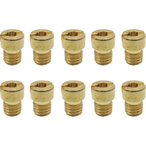 10pcs Carburetor Injectors Nozzle Main Jet For PWK Keihin OKO CVK Carburetor Motorcycle Carburetor Injectors Nozzle Car Parts