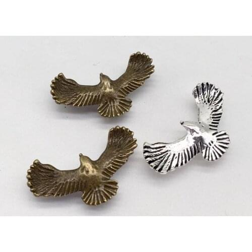 10 pcs eagle charms fit DIY Handmade Jewelry earring necklace bracelet accessories souvenir Makeing