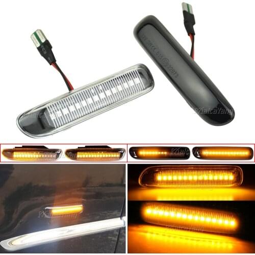 For BMW E46 3 Series Limo Coupe Compact Cabriolet Touring LED Turn Signal Light Side Marker Blinker Indicator Lamp