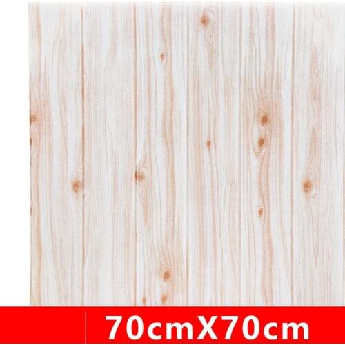 DIY Wood Grain Stickers Living Room 3d Brick Wallpaper For Kids Room Bedroom Home Decor 3d Wall Covering Self Adhesive Wallpaper