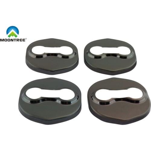 4 pcs Black Car Door Lock Protective Cover for Kia Rio Forte Optima Koup Cadenza