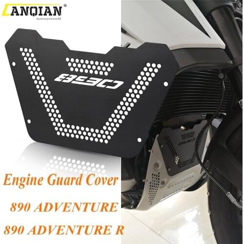 FOR 890 ADVENTURE R 890ADVENTURE R 890 ADV 890ADV R 2020 2021 Motorcycle Accessories CNC Engine Guard Cover Protector Crap Flap