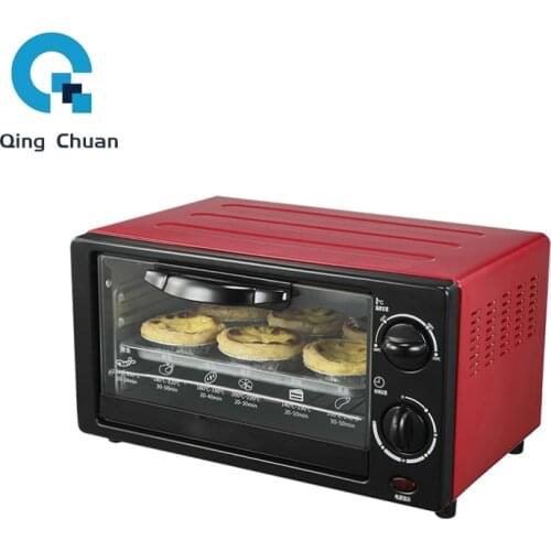 12L Electric Oven Household Appliances 640W Mini Baking Bread Small Pizza Cake Maker for Kitchen