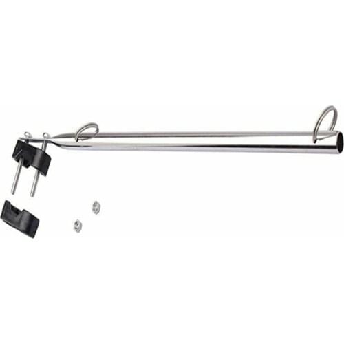 1 PCS Stainless Steel Black Nylon 14 “ Flag Pole Holder Boat Marine Hardware