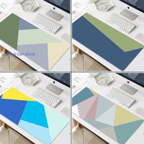 Geometric Fashion Gamer Keyboard Pad Cool Large Gaming Mouse Pad 80x30cm Colorful Computer Office Laptop Mouse Mat Desk Mats