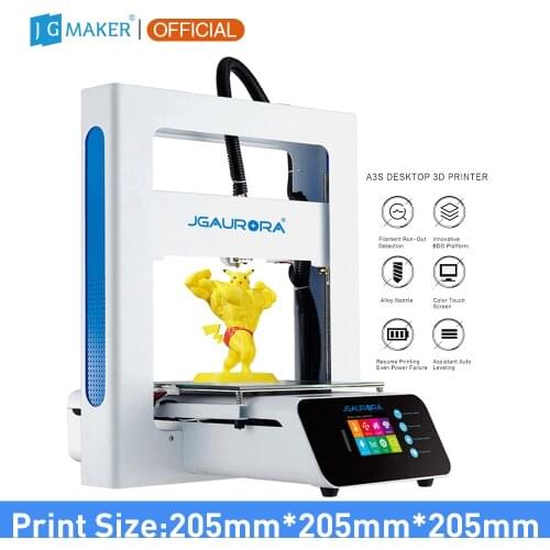 JGMAKER A3S 3D Printer Kit Updated With SD Card Print Dual Z Axis CZ/Germany/Russia Warehouse Send Factory Directly JGAURORA