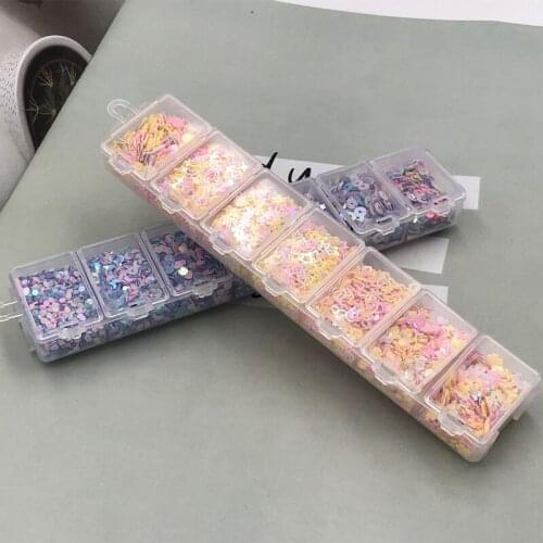 Style New Suit Combination AB Three Color Series Sequins PVC Paillettes Craft DIY Wedding Garment Sewing Lentejuelas Accessories