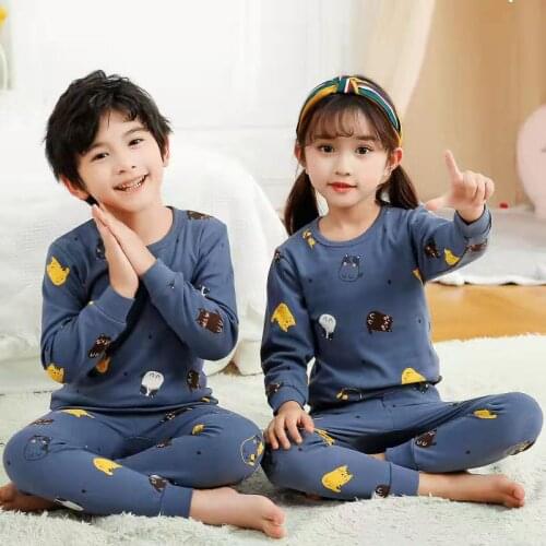Kids Pajamas Unicorn Children Sleepwear Boys Girls Pajamas Set Cotton Kids Clothes Nightwear Toddler Animal Pyjamas Baby Pijamas