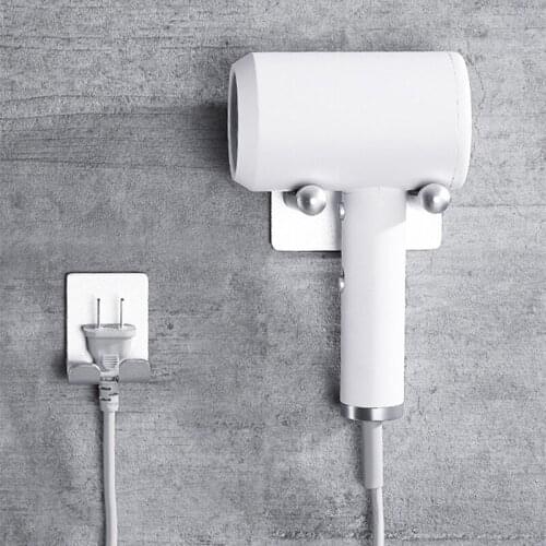 Hot Blower Bracket Without Punching Blower Rack Rack Wall Mounted Bathroom Air Duct Wall Mounted Storage Rack