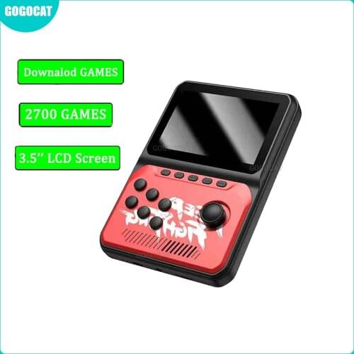Retro Portable Mini Handheld Arcade Gaming Player 8GB 3.5 Inch LCD 6 Emulators 2700 Games for Genesis for Nes for Snes for GBA