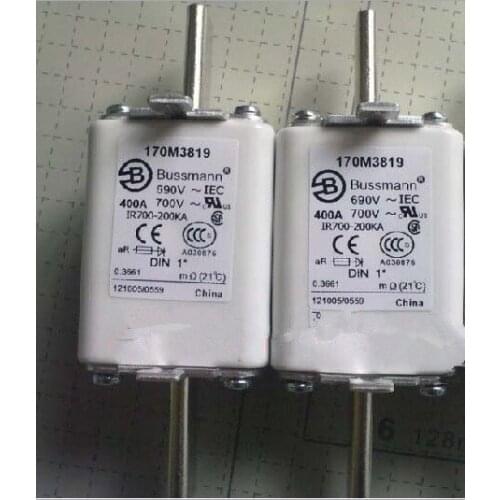 Fuses: 170M3819 400A 690V / 170M3817D 315A / 170M3818D 350A 690V / 170M3819D 400A 690V aR