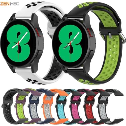 Silicone Watchband For Samsung Galaxy Watch 4 40mm 44mm Replacement Watch Strap For Samsung Galaxy Watch 4 Classic 42mm 46mm