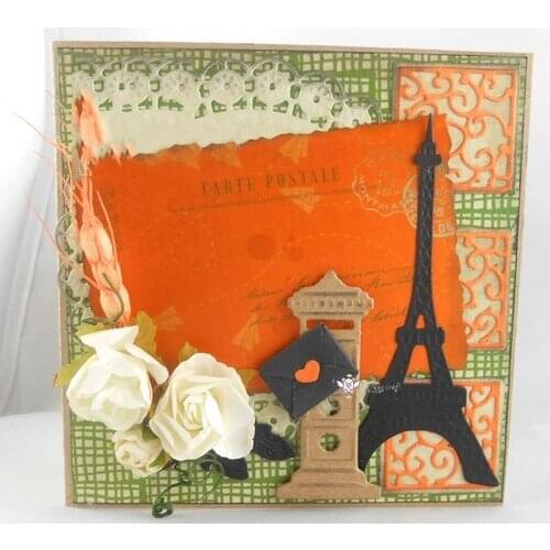 Mmao Crafts Metal Steel Cutting Dies New Mailbox decoration Stencil For DIY Scrapbooking Paper/photo Cards Embossing Dies