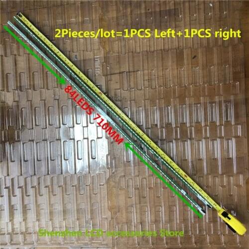 4Pieces/lot 84LED 710mm 6916L2183A 6916L2184A LED strip for 6922L-0143A LG LC650EGE 65UF6800 65UF7690 Free shipping NEW