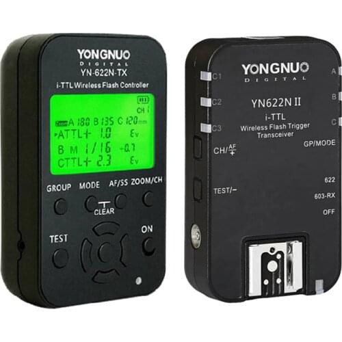 YONGNUO YN-622N II YN622N II i-TTL Wireless Flash Trigger Transceiver for Nikon D800 D700 D600 D610 D300 for Yongnuo YN565 YN568