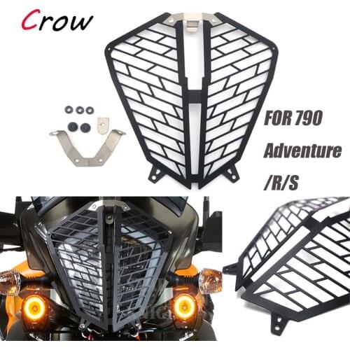 Compatible FOR KTM 790 890 ADV Adventure R / S bracket Motorcycle Headlight Guard protection Cover Grill Windshield Handguard