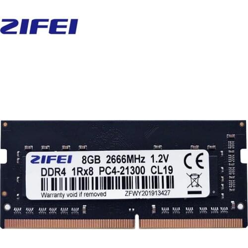 ZiFei ram DDR4 8GB 2133MHz 2400MHz 2666MHz 260Pin SO-DIMM module Notebook memory for Laptop