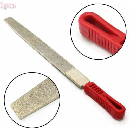 1pcs 150mm diamond needle flat file Finishing tool 300 fine grit grinding hand files metal wood working tools