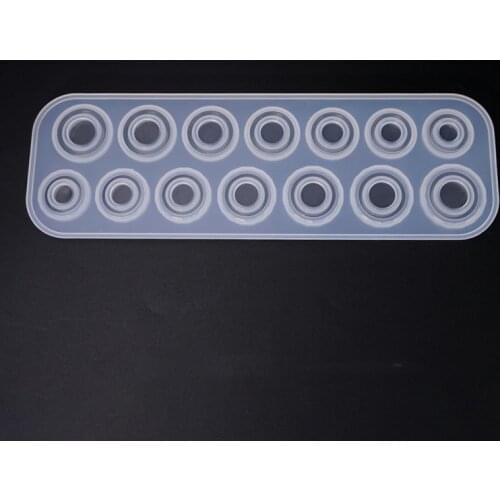 1Pcs Rings Resin Epoxy Molds Assorted Sizes Ring Silicone Casting Molds Tool for DIY Jewelry Making Craft Supplies Accessories