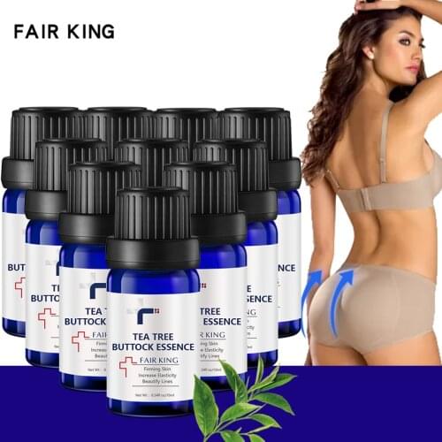 10PCS FAIR KING Buttock Enhancement Essential Oil Enlargement Hip Enhancer Ass Lift Up Plant Extract Massage Oil 10ml