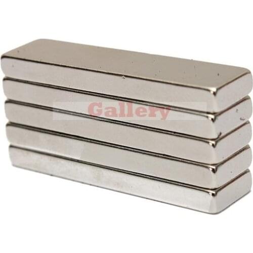 5pcs N35 Strong Block Cuboid Magnets Rare Earth Neodymium 40x10x4 mm