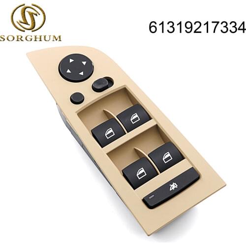 61319217334 Front Left Driving Power Window Switch Button Console Panel For BMW 3 Series E90 E91 318i 320i 325i 335i