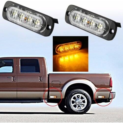Car Motorcycle truck Led strobe flashing light Warning fog lamp Police Emergency hazard caution trailer Marker driving lights