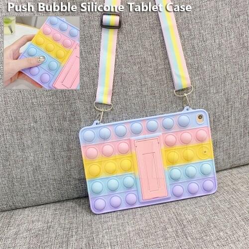 For Samsung Galaxy Tab A7 10.4 SM-T500 T505 8.7 T220 Tablet Relieve Stress Push Bubble Case for Galaxy Tab A 8.0 2019 T290 T295