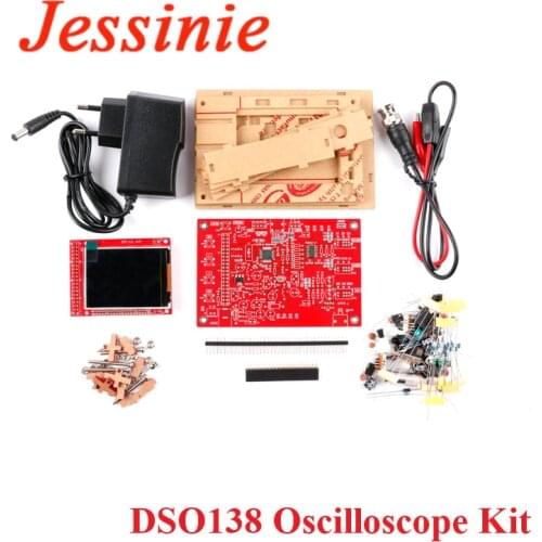 DSO138 MINI Digital Oscilloscope Kit DIY Learning Pocket Size 2.4inch TFT Display Module ARM Cortex-M3 ATM32F103C8 Charger