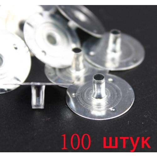 100Pcs Candle Wick Metal Sustainer Wick Tabs Silver Candle Making Supplies for Candles