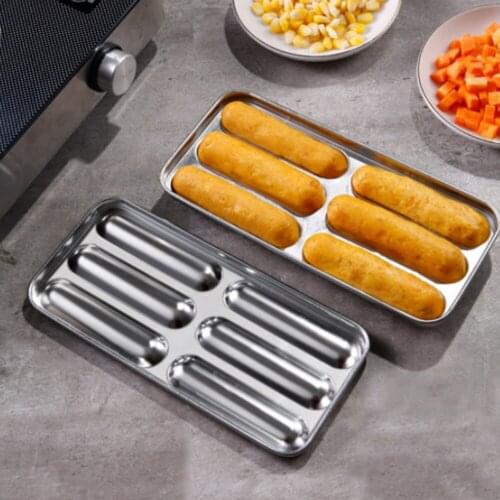 Stainless steel Sausage Maker Mold DIY Silicone Handmade Hamburger Hot Dog Mold Reusable Kitchen Accessories Gadgets