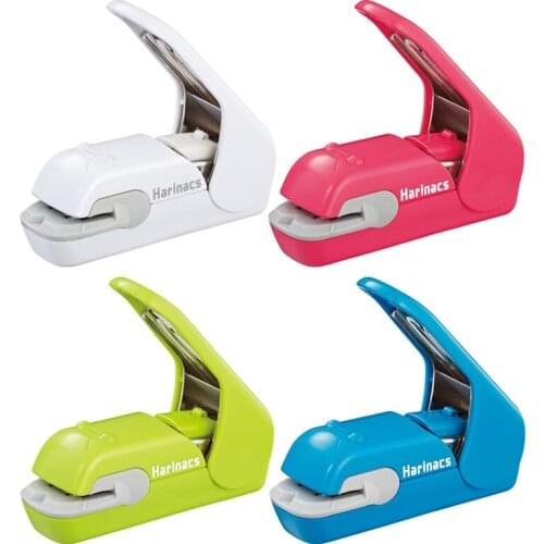KOKUYO Harinacs Staple-Free Stapler Press Type Embossing Needleless Mini Stapler No Punching Labor Saving for Office, Student