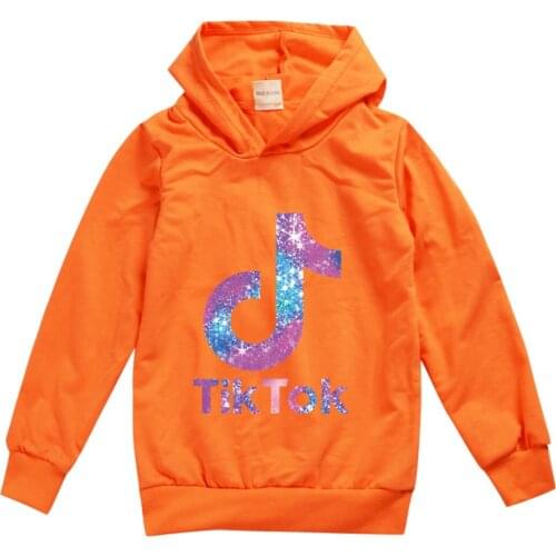 TIK TOK Autumn Baby Girl Clothes Set Hooded Sweater Children Hoodie Tops for Kids Baby Sweatshirt Clothes