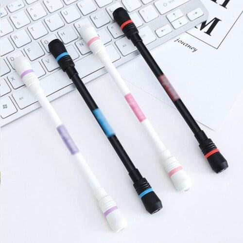 Creative Erasable Gel Pen 0.5mm Funny Rotating Pen Spinning Gaming Pens for Kids Students Writing Toys Kawaii Stationery Pen