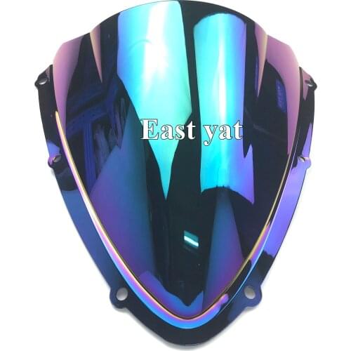 High Quality Motorcycle Windshield WindScreen Double Bubble For 2008 2009 2010 Suzuki GSXR 600 750 K8 GSXR600 GSXR750 Black