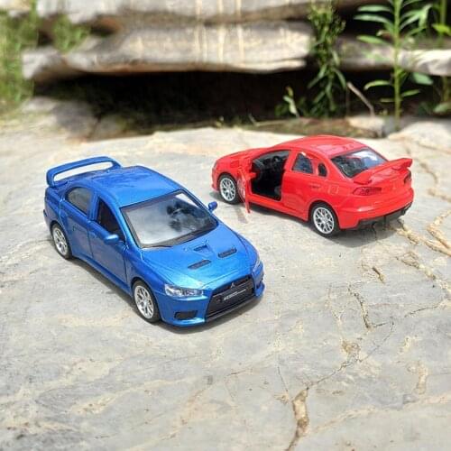 1/43 Lancer Lu Hao Yishen EVO Alloy Simulation Car Model Pull Back Boy Toy Cake Decoration Hot Toys of Boys Gifts Show