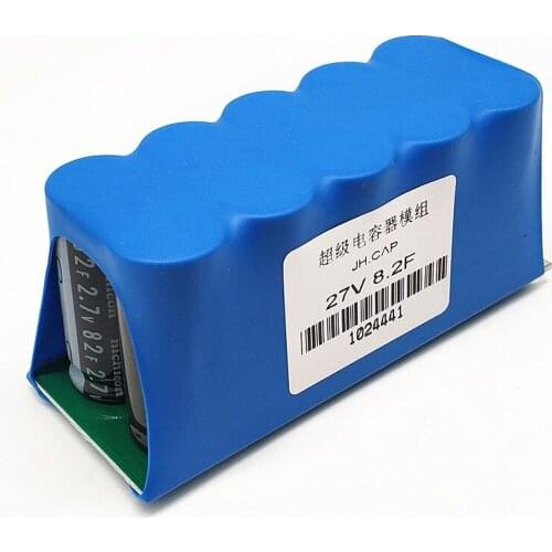 27V8.2F capacitor module backup power supply low temperature starter 2.7V82F capacitor composition 27V 8.2F