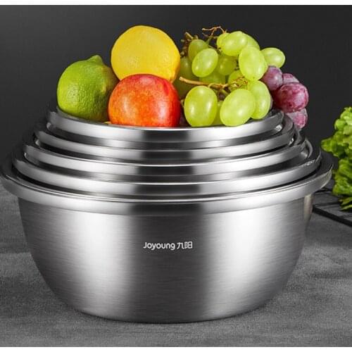 Stainless steel rice basin soup basin set