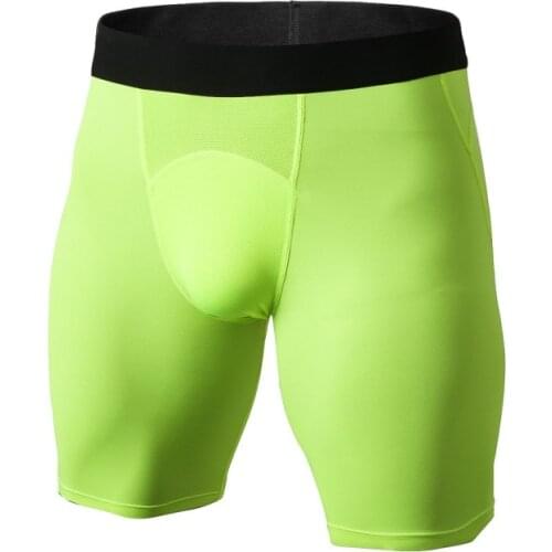 Tight-fitting sports mens quick-drying shorts stretch riding cycling exercise fitness sweat quick-drying mens shorts