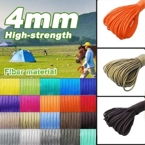 Solid Color 4mm Useful Fishing Boat Survival Rope Polypropylene Fibre Bracelet Rope Anti-skid for Bundling