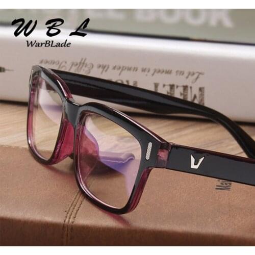 WarBLade Transparent Computer Glasses Clear Eyeglasses Fake Optical Eye Glasses Frames For Women Myopia Glass Spectacles Eyewear