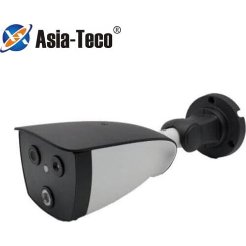 Thermal Optical Bi-Spectrum Network Bullet Camera Thermal Imaging Camera Measuring Body Temperature Detector