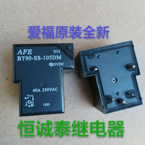 BT90-SS-105DM Relay AFE Set of normally open 5 feet 30A250VAC coil 5VDC T90