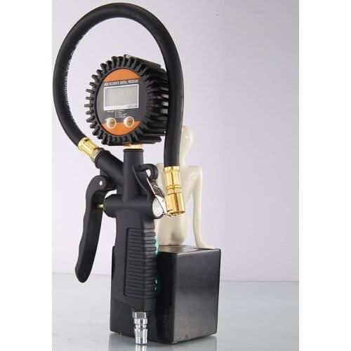 High-precision digital display tire inflation gun four-in-one with vacuum tire pressure gauge DP-201