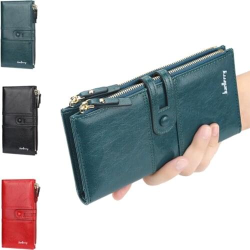 Women Wallets 2021 Name Engrave Fashion Long Leather Top Quality Card Holder Classic Female Purse Zipper Brand Wallet For Women