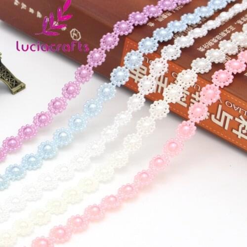 Lucia crafts 10mm Flatback Flower-shaped Imitation Pearls Wedding Decoration Scrapbook Hanging DIY Beads 1y/lot C0603