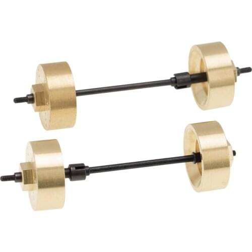 4x RC Alloy Axles Brass Weights for Axial SCX24 Model Crawler Replacements