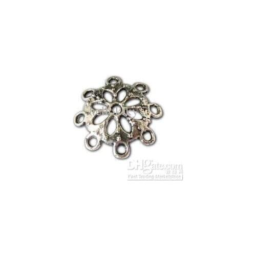 750pcs Tibetan silver hollow bead caps A10594
