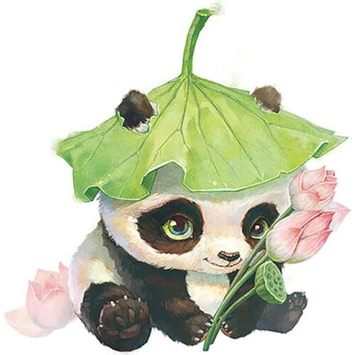 5D DIY Full Square Round Resin Diamond Painting "Lesser Panda" Cross Stitch Embroidery Mosaic New Arrival Home Decoration