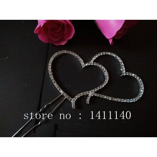 Free shipping Diamante Rhinestone Love Heart Cake Topper Wedding Birthday Party Anniversary Christmas Festival Romantic Decor